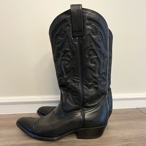 Black Domini Pelle Western Boots 10EE